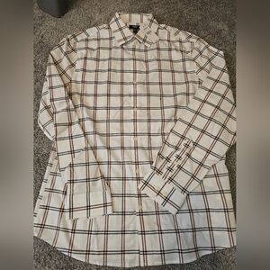 Men's Express Checkered Dress Shirt